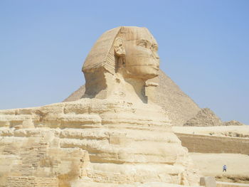 Sphinx against sky