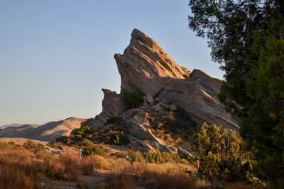 Sun over vasquez rocks