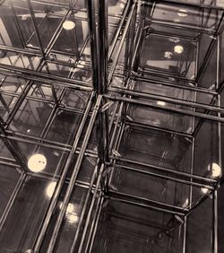 Low angle view of metal structure