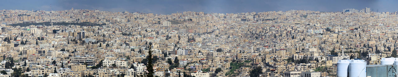 Panoramic shot of cityscape