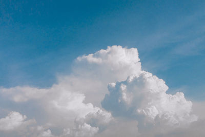 Low angle view of clouds in sky