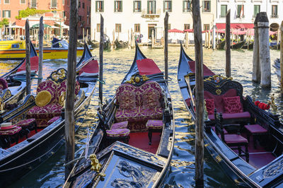 Boats in sea