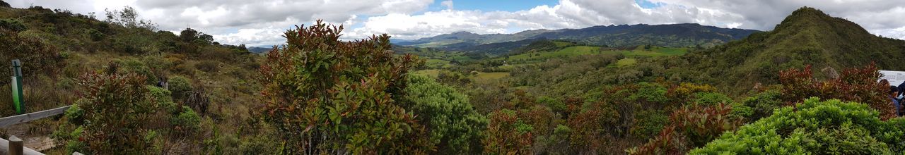 Panoramic view of landscape against sky