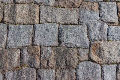 Full frame shot of stone wall