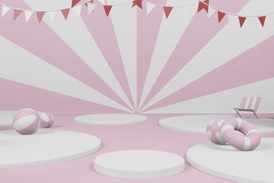 High angle view of illuminated lights on table