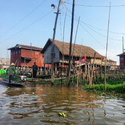 Built structure in water