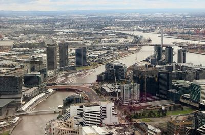 Aerial view of cityscape