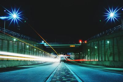 Road at night