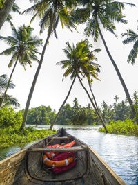 Scenic view of river against sky