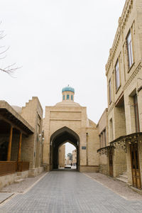 Bukhara, uzbekistan. december 2022. the road to taki zargaron