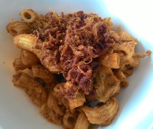 Close-up of served food