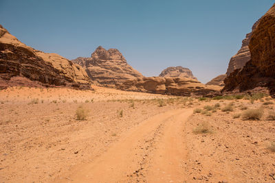 Wadi rum desert, valley of the moon. jordan, middle east