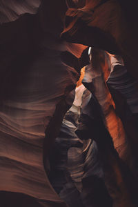 Rock formations in cave