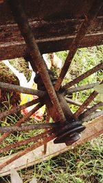 Close-up of rusty metal