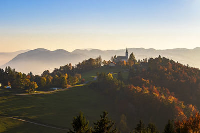 Mountain vilage in slovenia