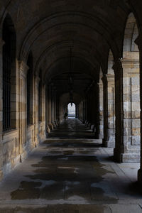 Corridor of historical building