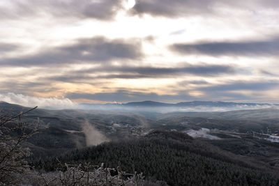 Scenic view of landscape against sky