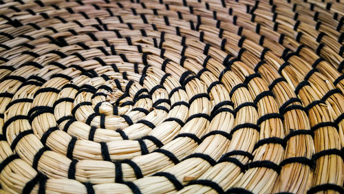 Full frame shot of wicker