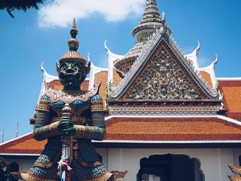 Low angle view of a temple