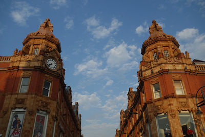 Leeds city centre shopping district