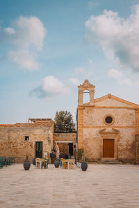 View of historic building against sky