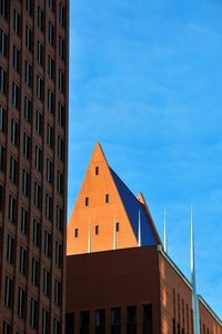 Low angle view of buildings against sky