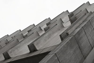 Brutalist minimalist facade