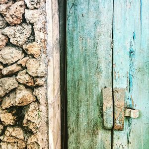Full frame shot of weathered wall