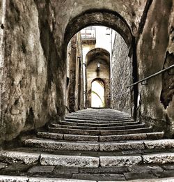 Staircase in corridor