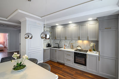 Interior of kitchen at home