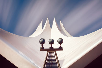 Low angle view of the tempodrom against sky