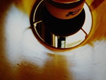 Close-up of drink on table