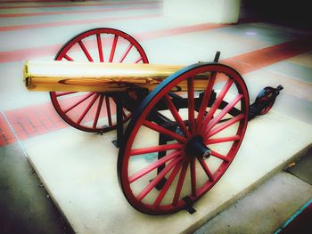 Close-up of wheel