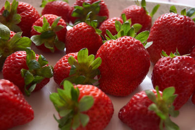 Close-up of strawberries