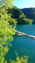 Scenic view of river against sky