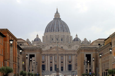 Photographic close-up of st. peter's square