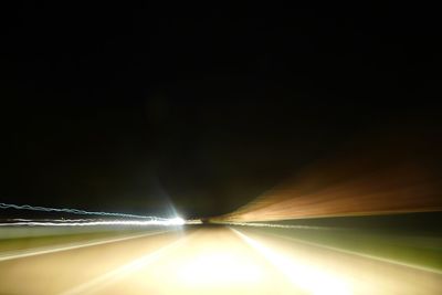 Road at night