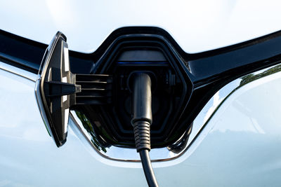 Low angle view of car against sky