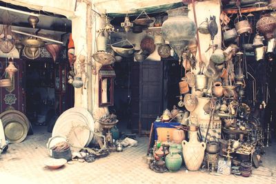 Close-up of shopping cart