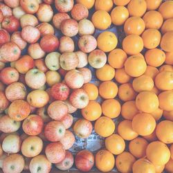 Full frame shot of apples