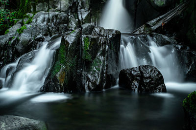 Waterfall in forest