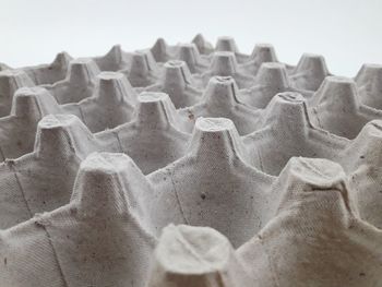 Low angle view of sand on beach against sky