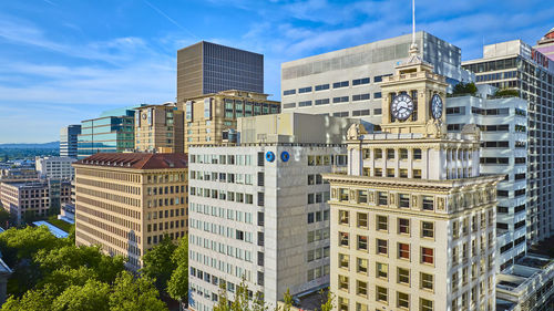 Modern buildings in city