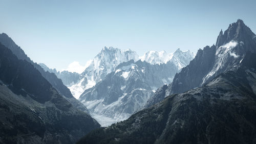 View of mountains