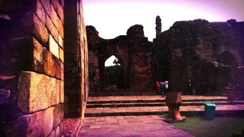 Built structure in front of built structure