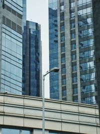 Low angle view of modern building