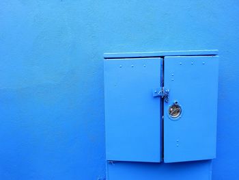 Close-up of closed door