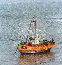 Boat in sea