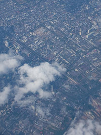 Aerial view of buildings in city