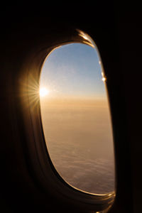 View from the airplane window